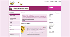 Desktop Screenshot of cebelarstvo-serazin.com