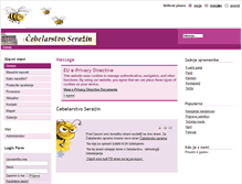 Tablet Screenshot of cebelarstvo-serazin.com